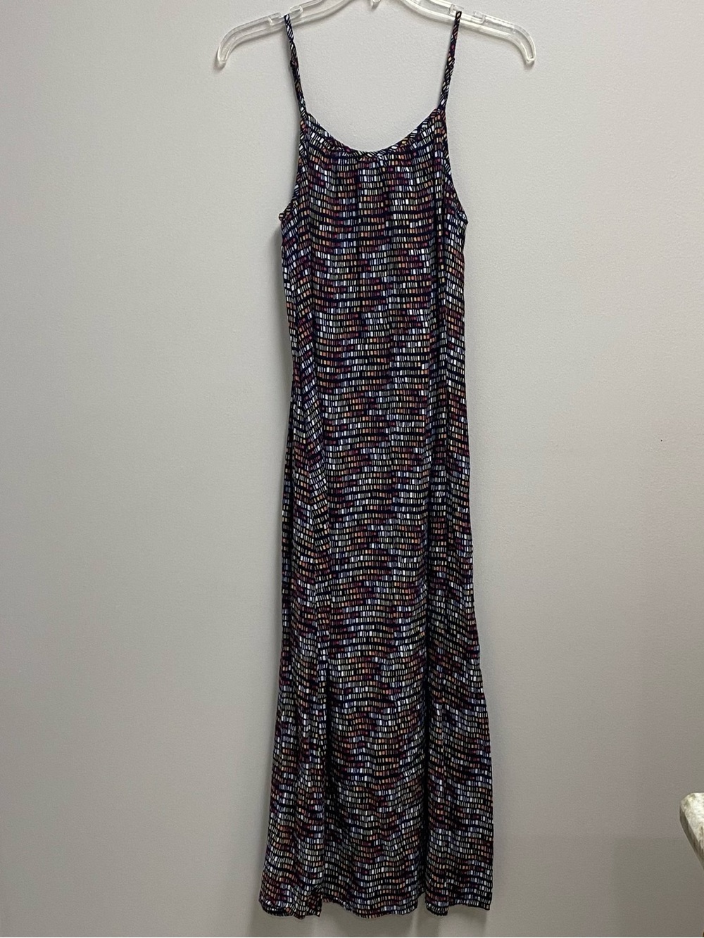Merona Spaghetti Strap Maxi Dress in Multicolor size small